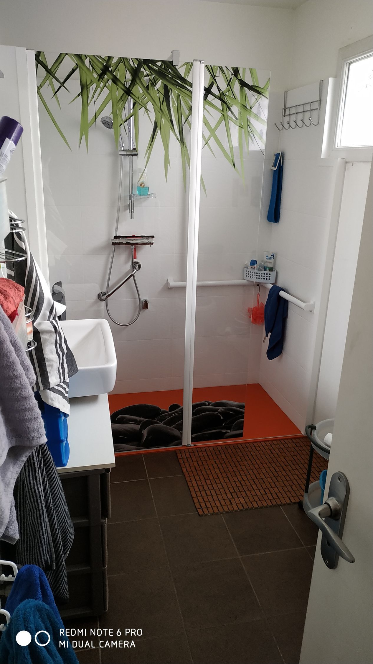 Douche encastrée sur mesure