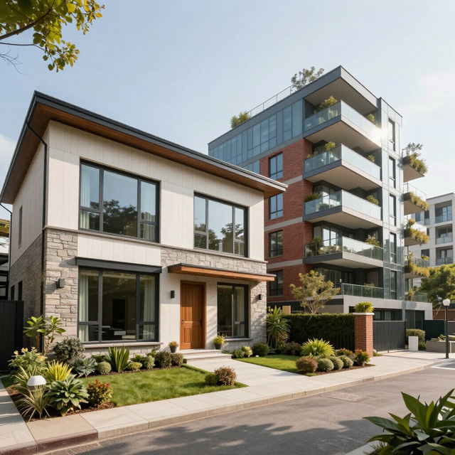 Moderno complejo de apartamentos