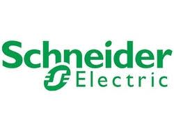 Logo de Schneider Electric en vert.