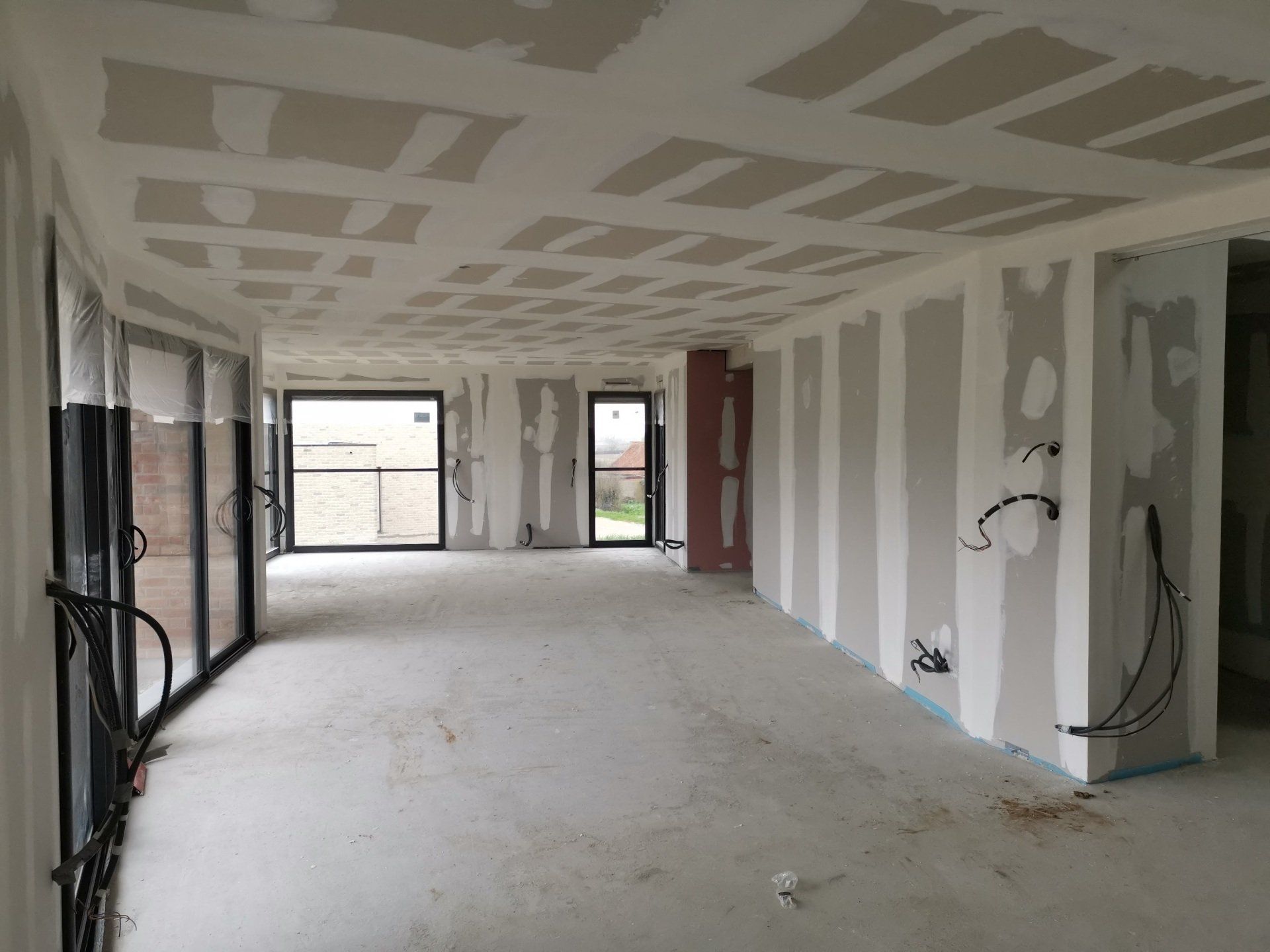 Travaux de plâtrerie