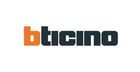 El logotipo de Bticino es naranja y negro sobre un fondo blanco.