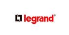 El logotipo de Legrand es rojo y negro sobre un fondo blanco.