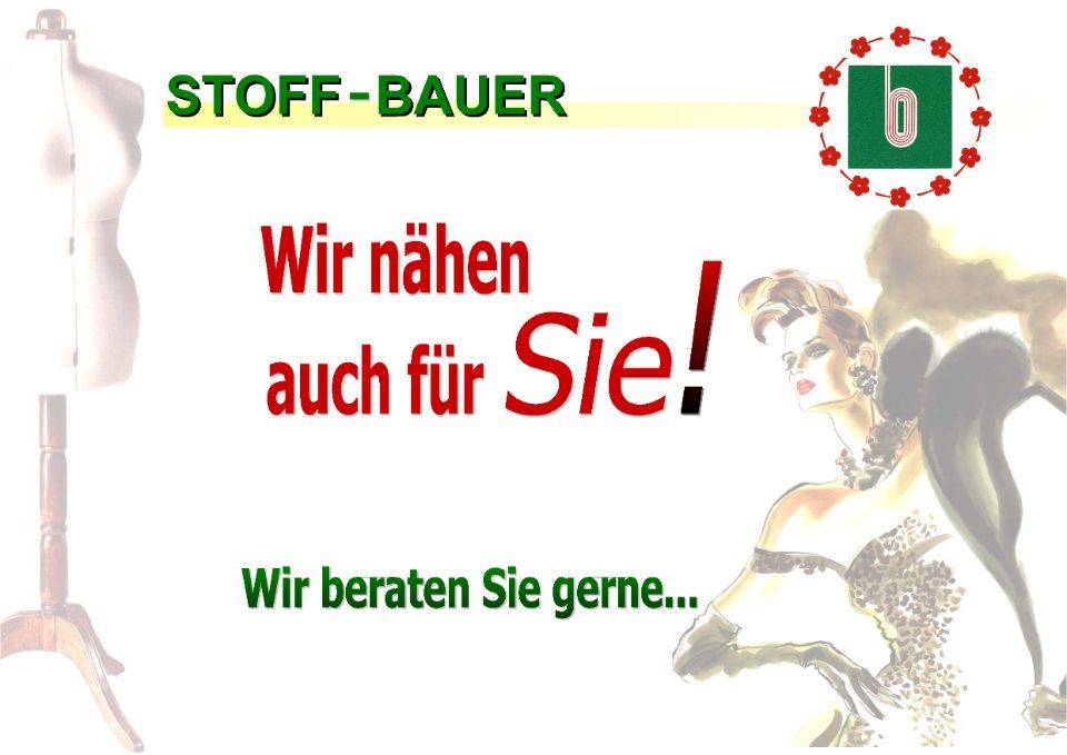 Wir nähen für Sie!