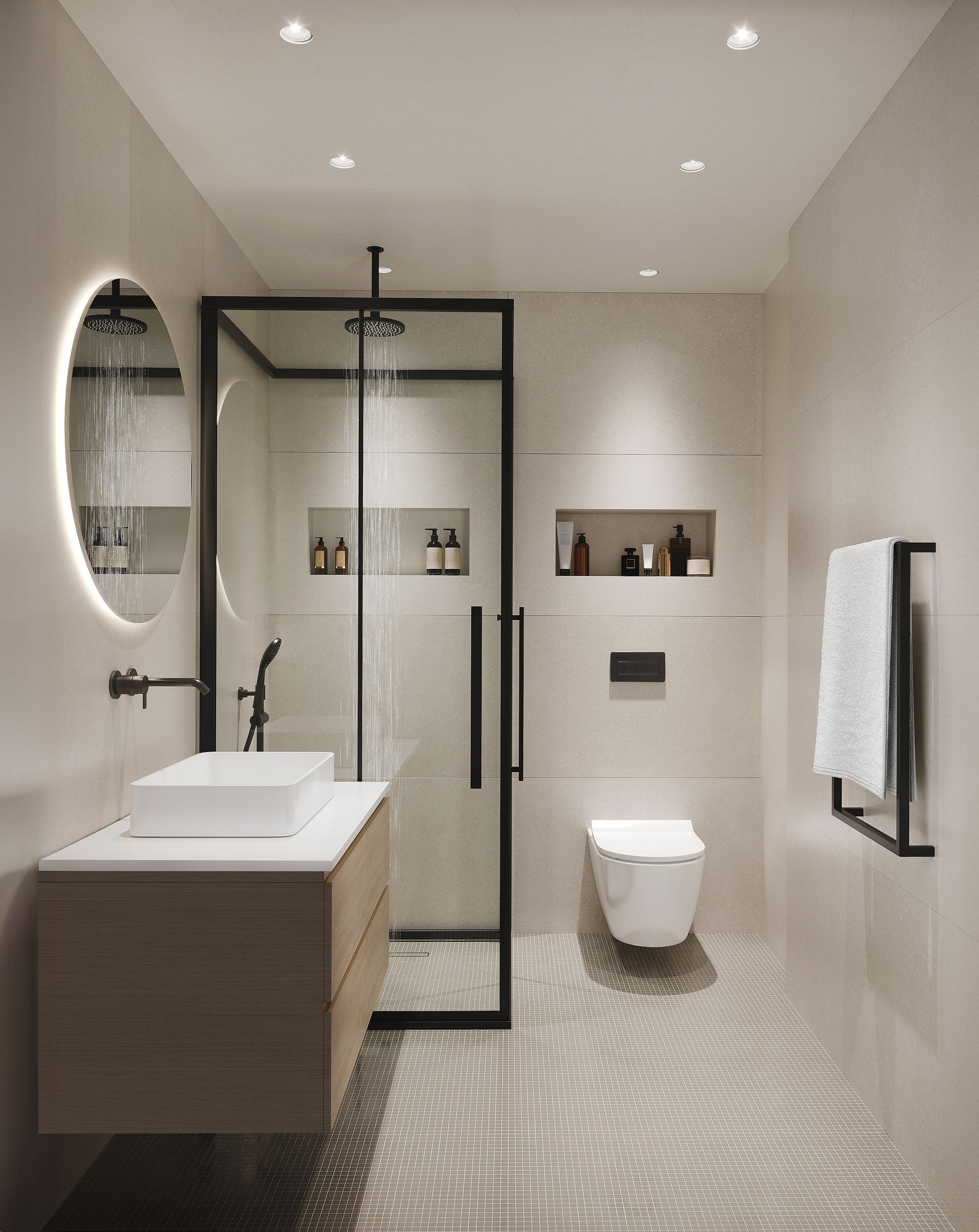 Salle de bains rénovée