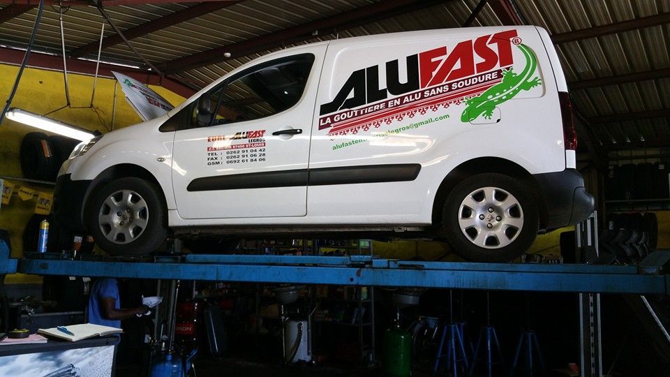 Véhicule utilitaire d'une entreprise du secteur