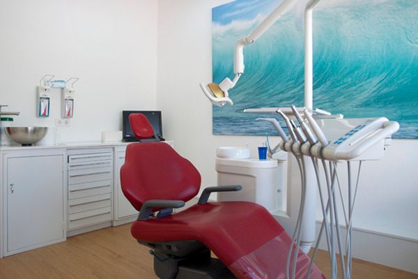 Patientin beim Zahnarzt