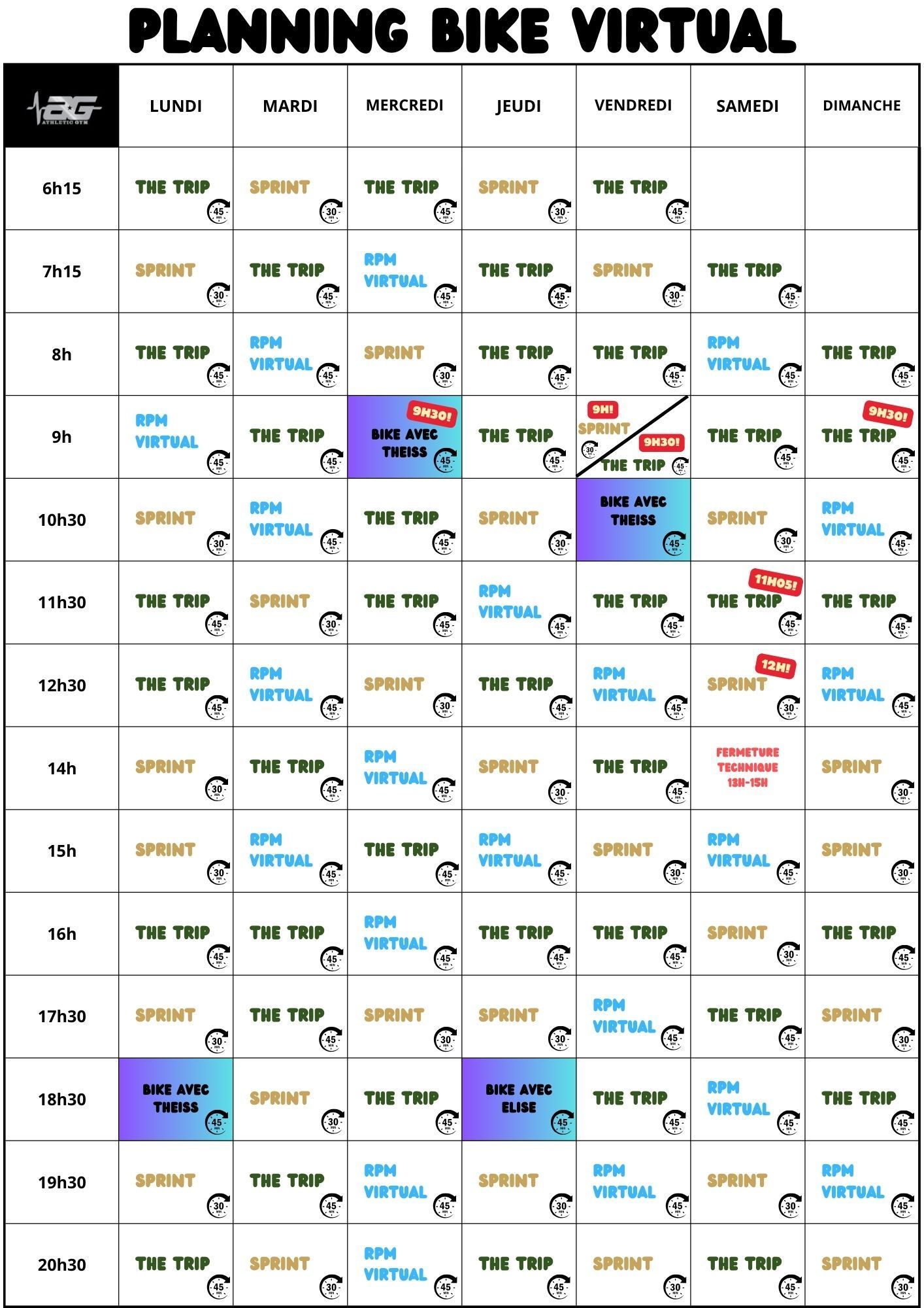 PLANNING BIKE VIRTUAL