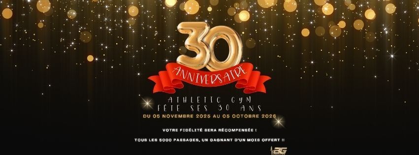 ANNIVERSAIRE 30 ANS DE PROFESSIONNALISME