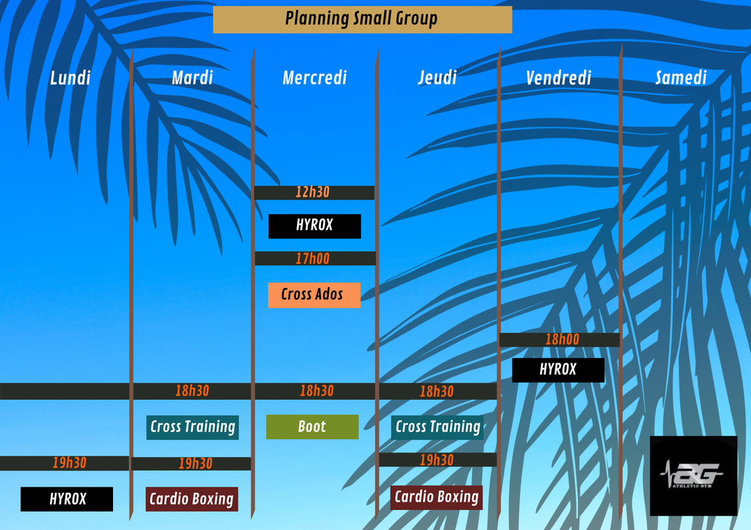PLANNING COURS SMALL GROUP