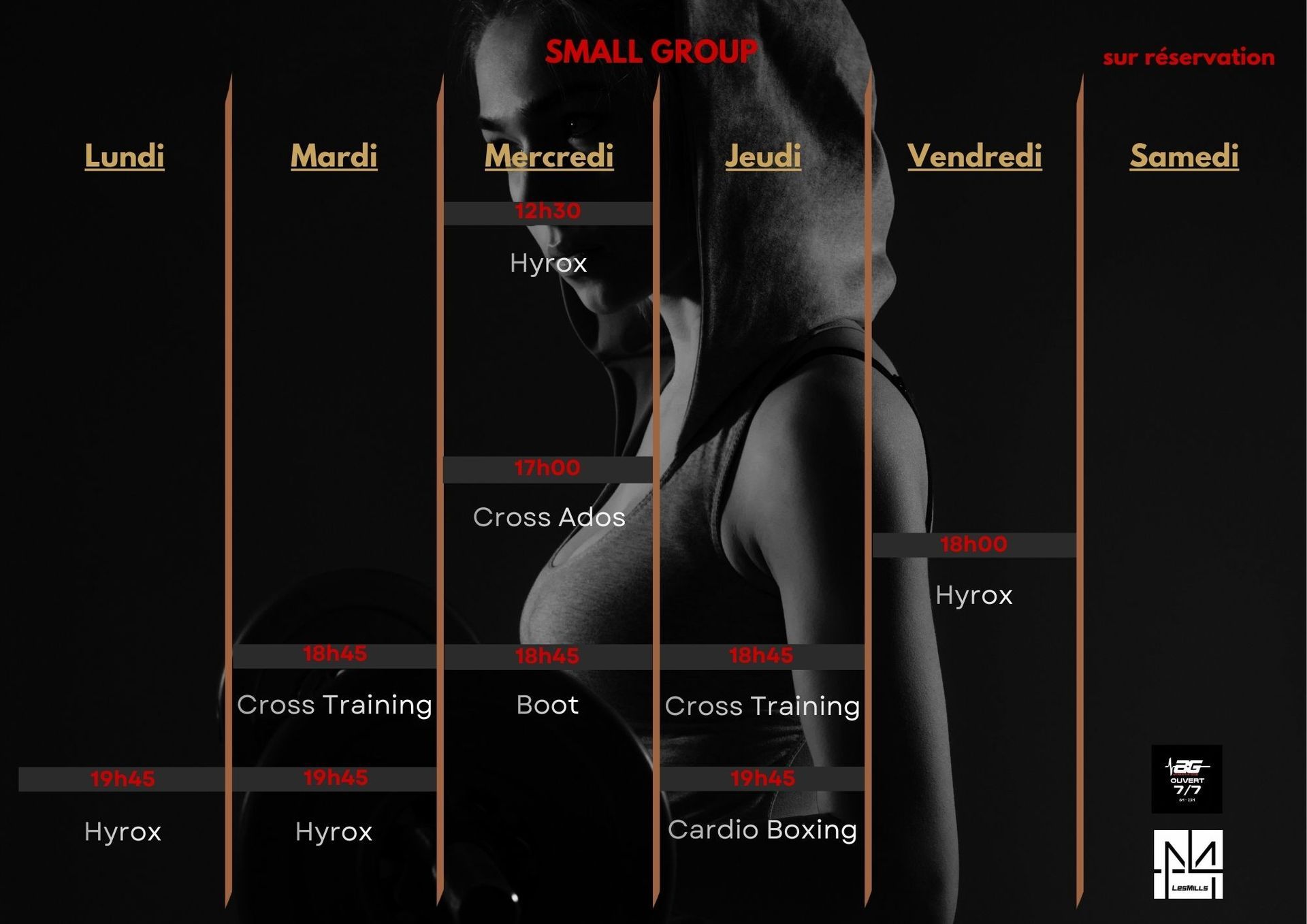 Planning des séances Small Group