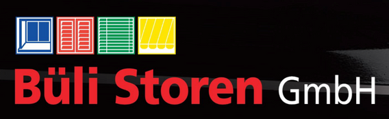 Neumontage Sonnenstoren Lamellen Rolladen Wartung und Service Storen Büli Storen GmbH Logo