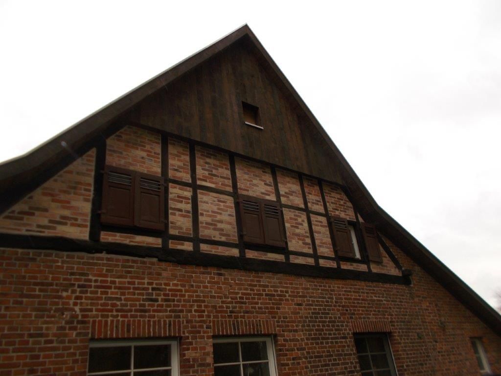 Außenfassade an einem Fachwerkhaus