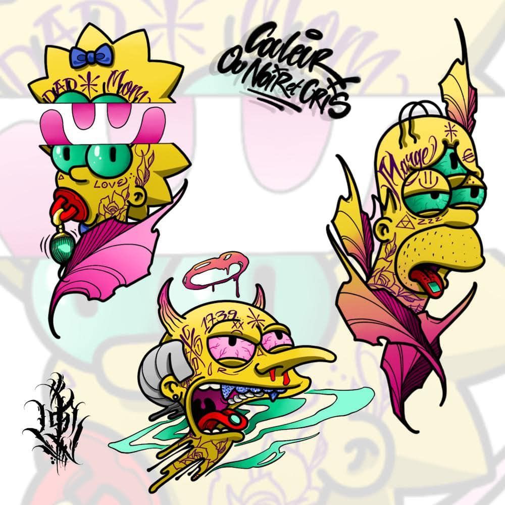 geek tattoo flash paris