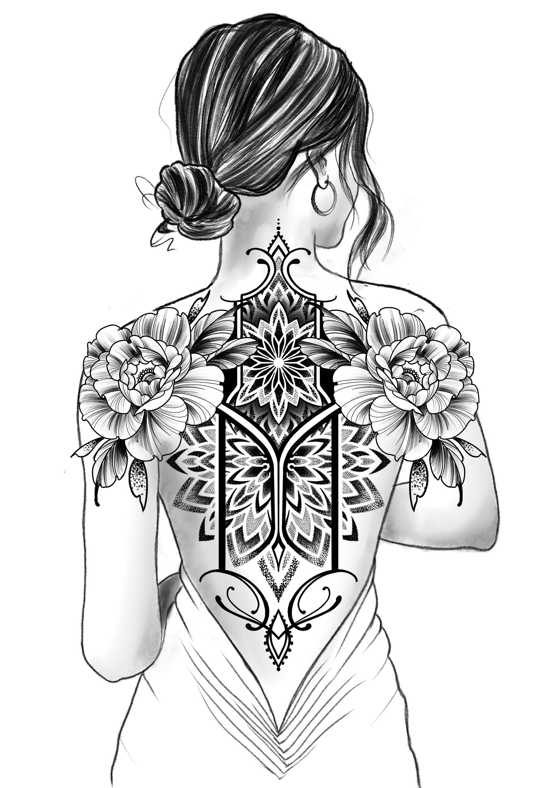 ornemental tattoo flash paris