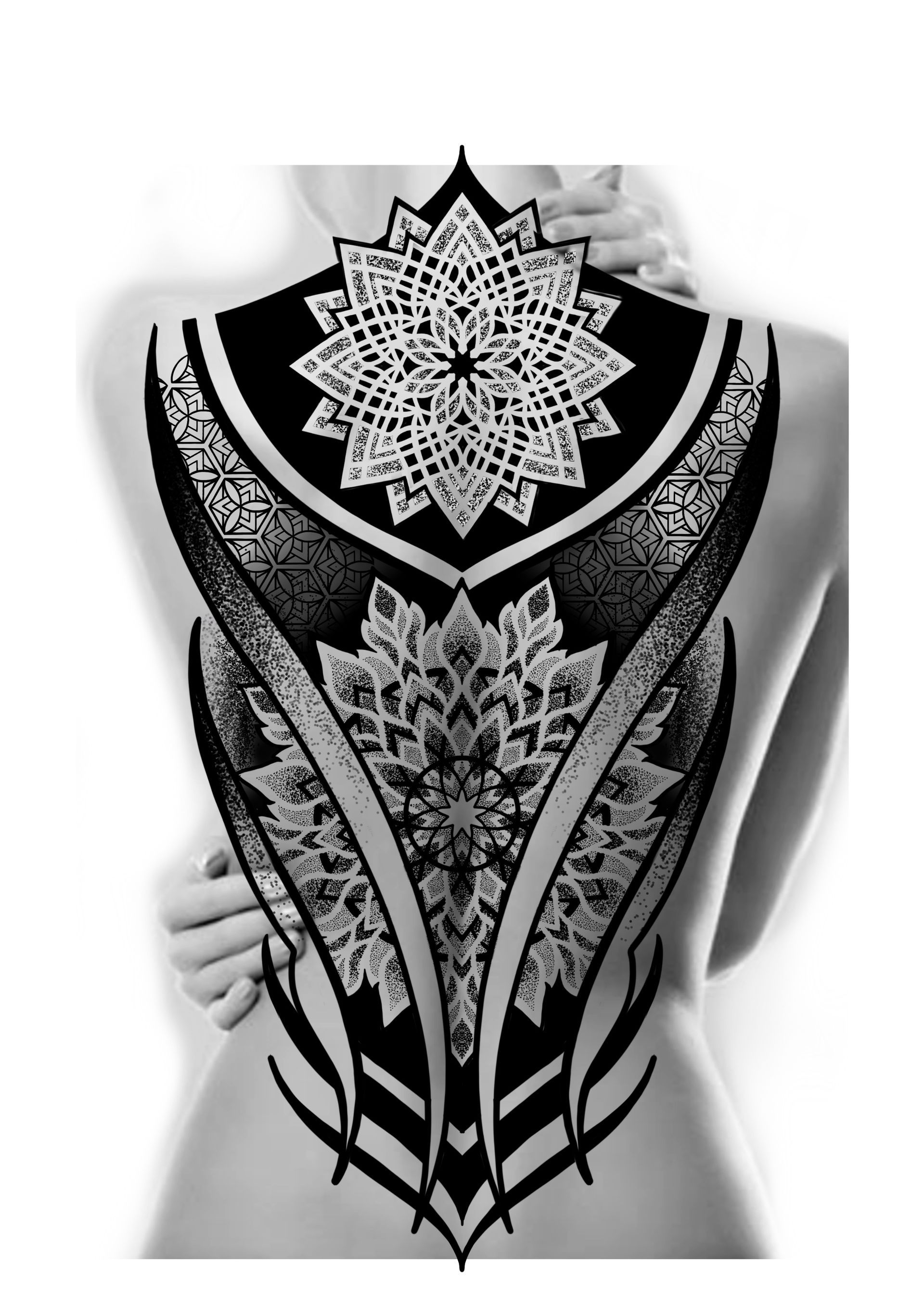 ornemental tattoo flash Paris