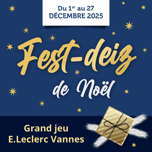 Du 1er au 27 décembre 2025, Fest-deiz de Noël, Grand jeu E.Leclerc Vannes.