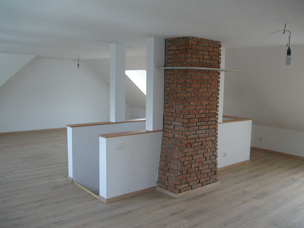 Holzbearbeitung Lettmann Trockenbau Dachgeschoss