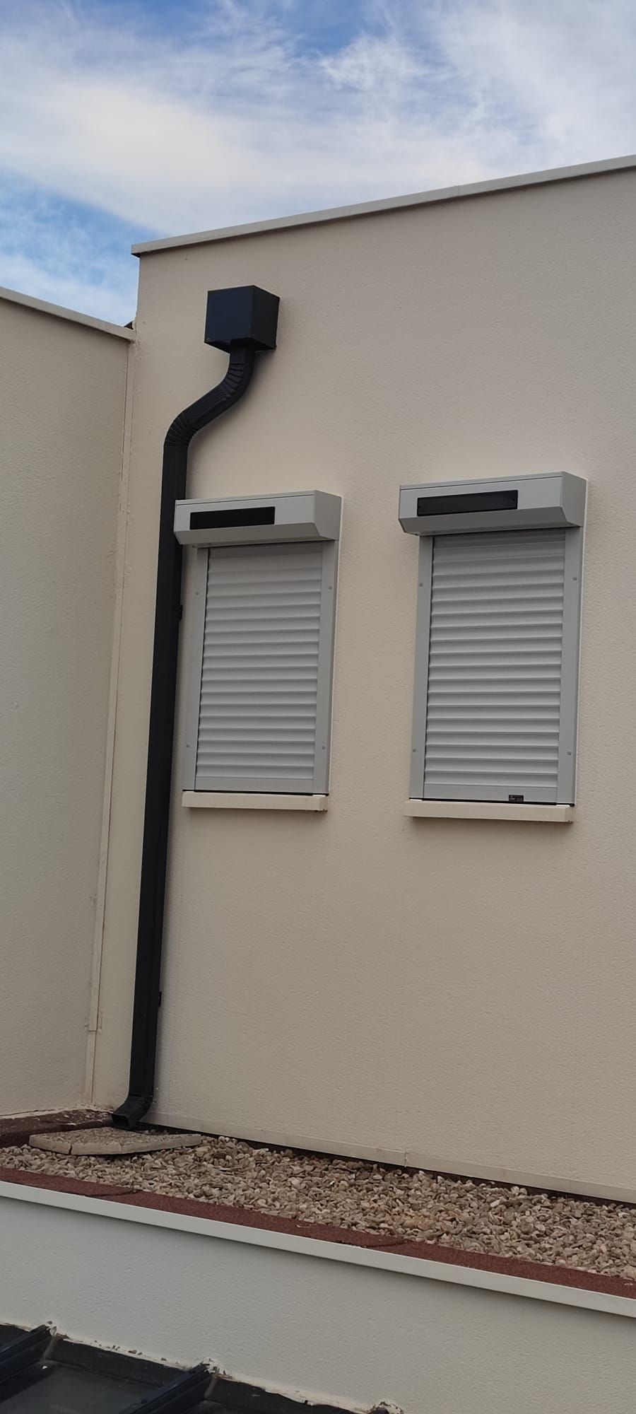 Pose de volet roulant