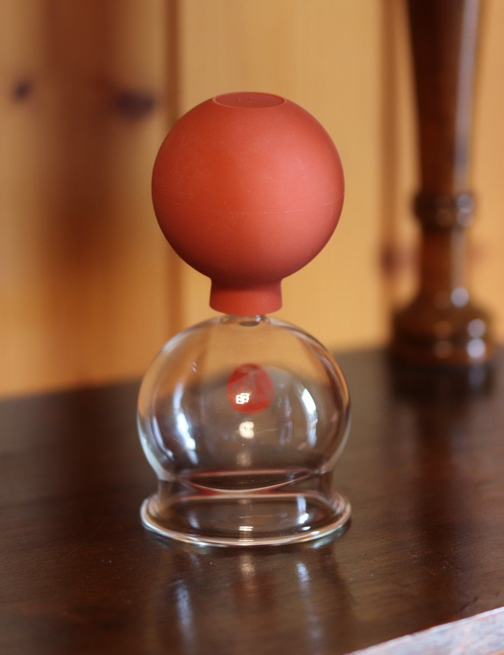 Glas für Schröpfkopfmassage