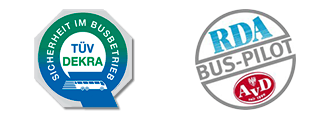 Ein Aufkleber mit der Aufschrift RDA Buspilot