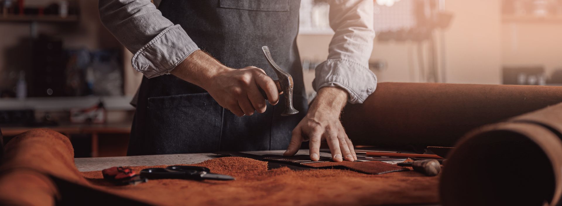 Travail du cuir - accueil