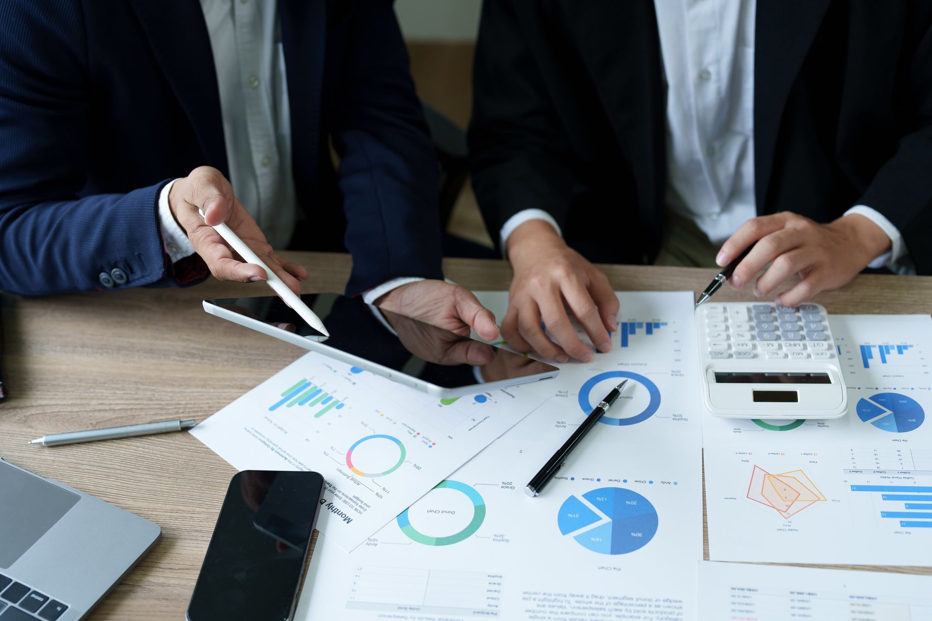 Documents mathématiques d'une entreprise - accueil