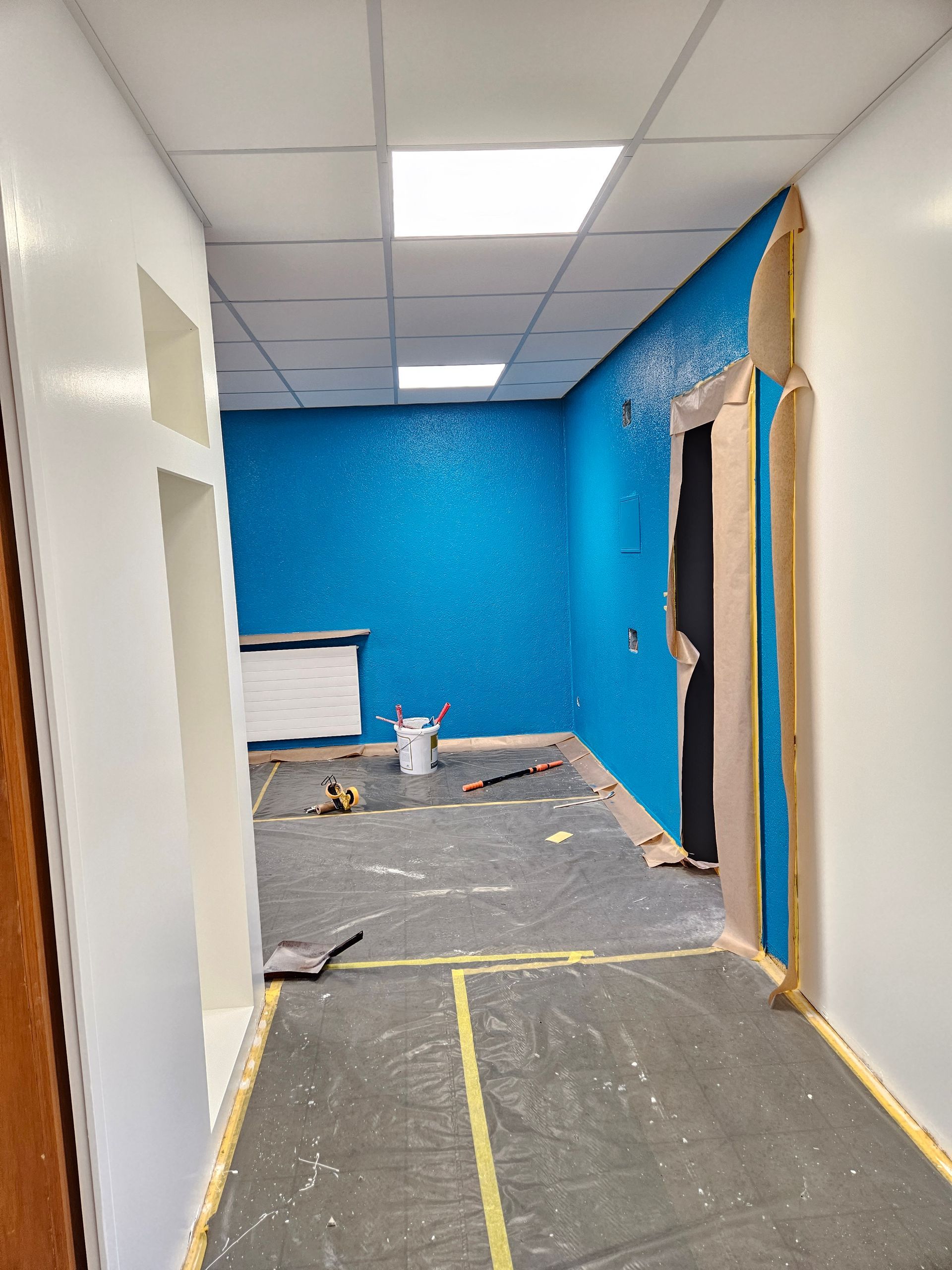 Malerarbeit im Innenbereich vom Diggelmann Malerhandwerk