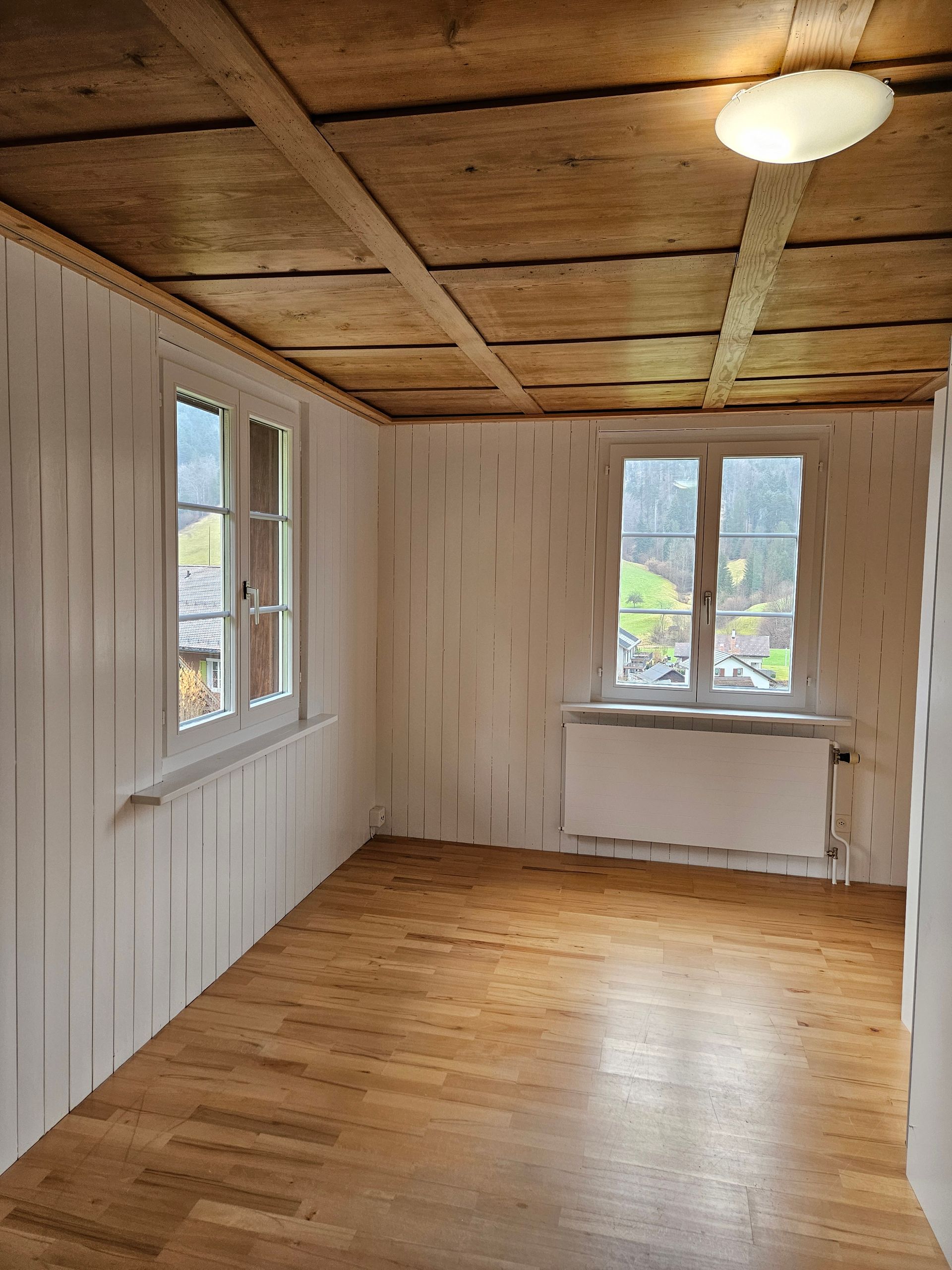 Malerarbeit über Holz vom Diggelmann Malerhandwerk