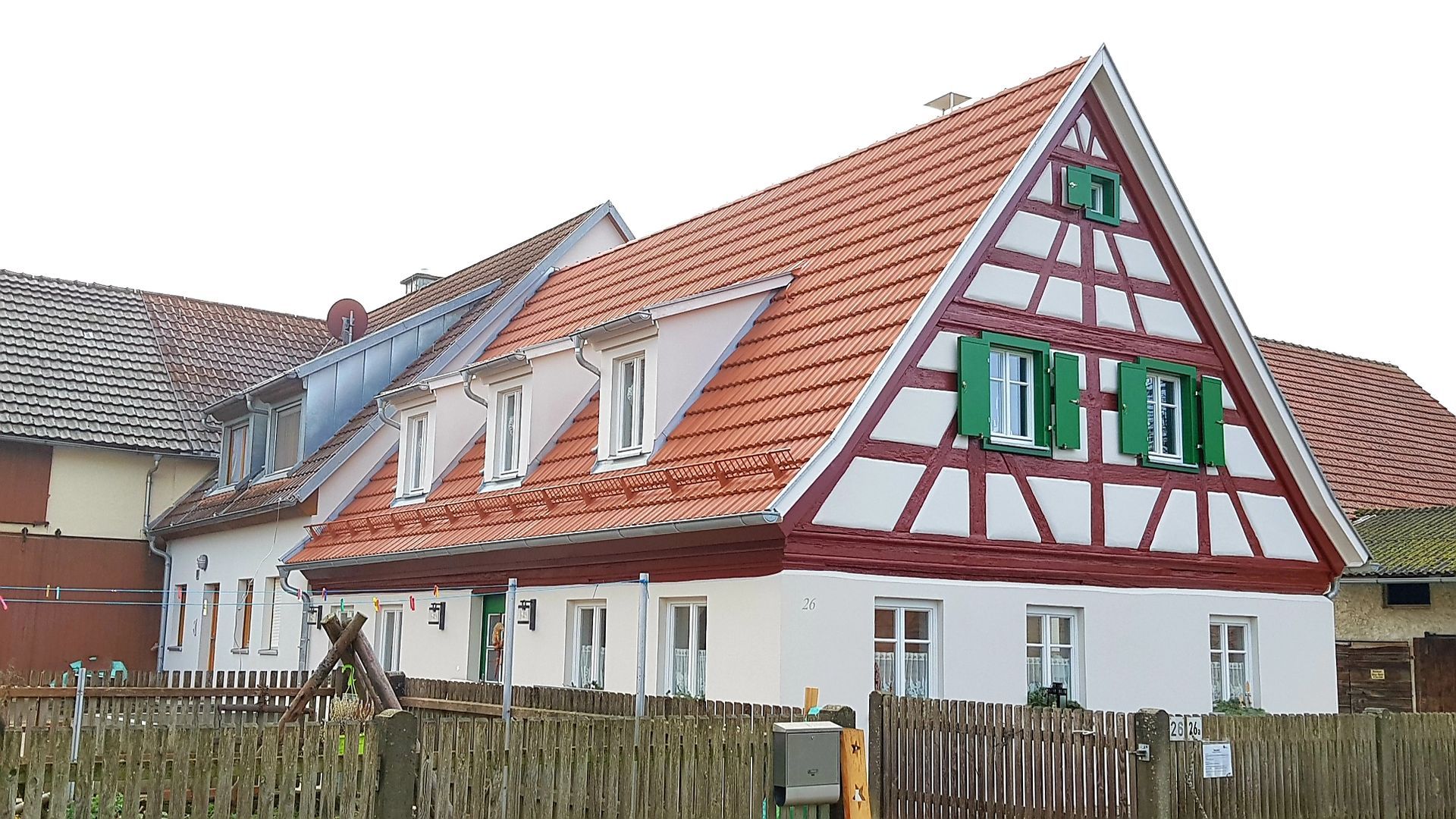 Fassade eines Fachwerkhauses