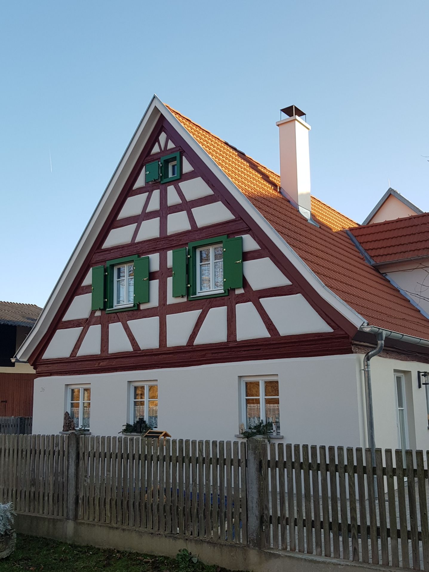 Fassade eines Fachwerkhauses