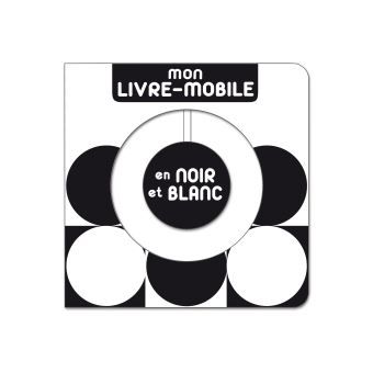 Première de couverture du livre Mon livre-mobile en noir et blanc