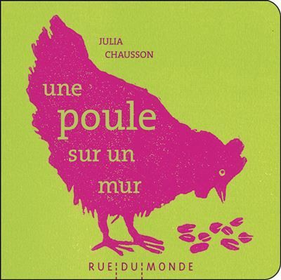 Première de couverture du livre Une poule sur un mur