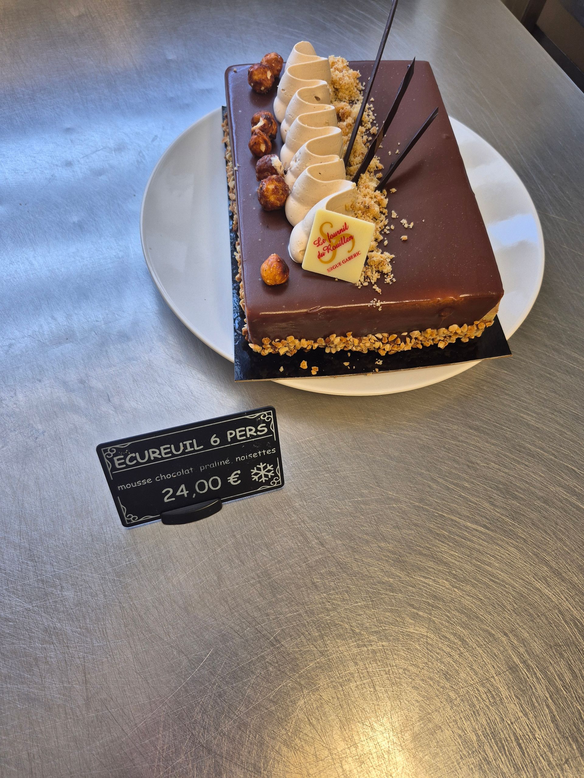 Entremet ecureuil