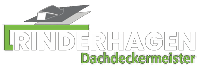 Ein Logo für eine Dachdeckerfirma namens Rinderhagen Dachdeckermeister