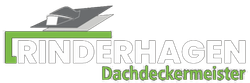 Ein Logo für eine Dachdeckerfirma namens Rinderhagen Dachdeckermeister