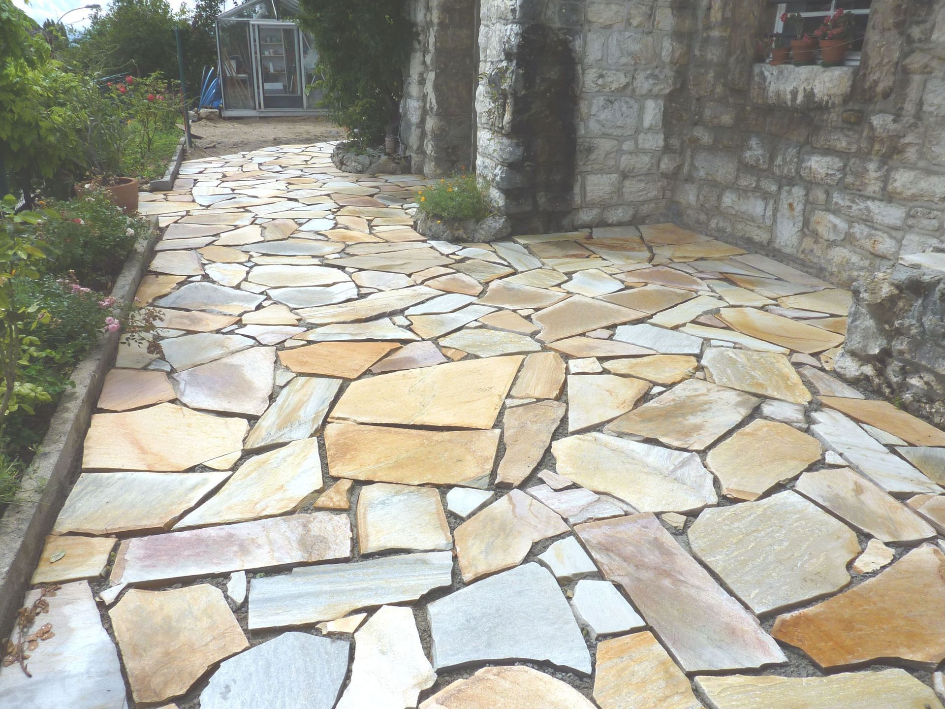 Dallages en pierre - Brugère Jardin SA