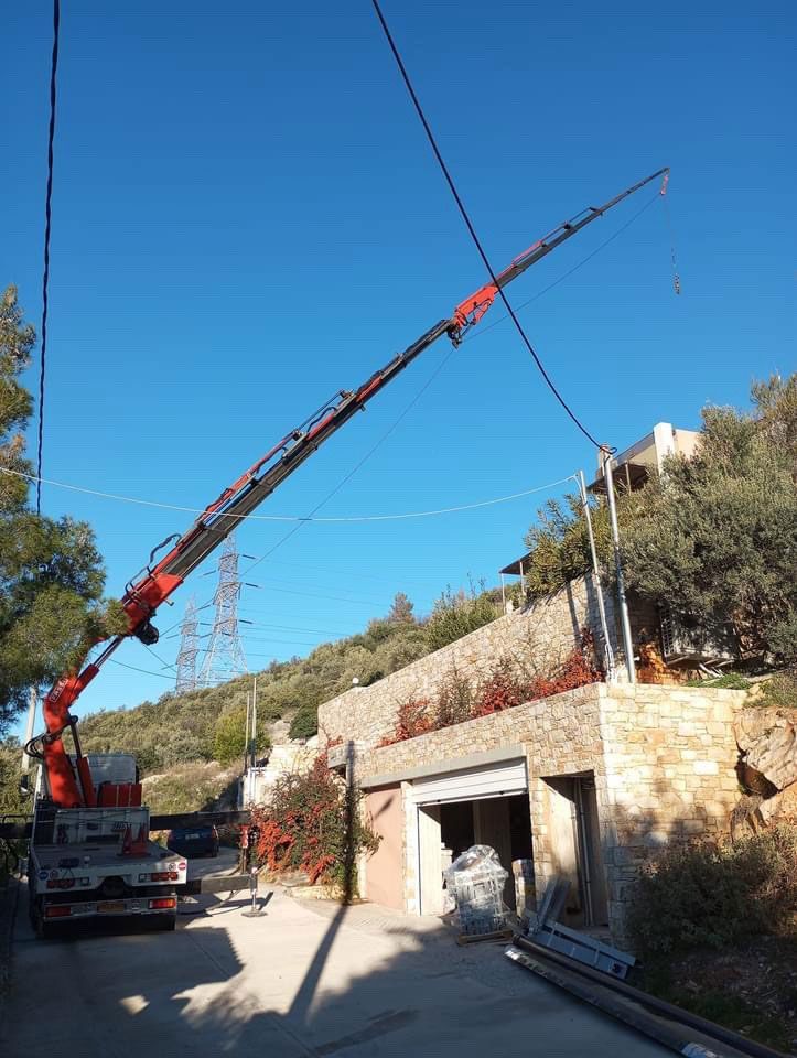ΓΕΡΑΝΟΙ ΣΑΚΗΣ - Ανυψώσεις, Μεταφορές, Ενοικίαση γερανών – κλαρκ