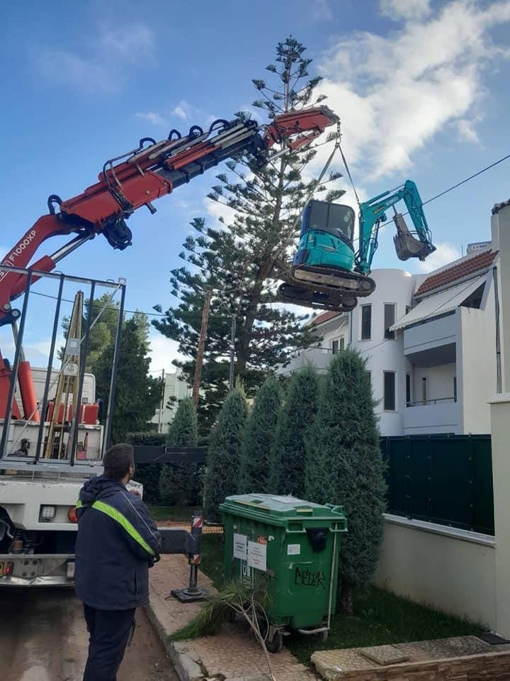ΓΕΡΑΝΟΙ ΣΑΚΗΣ - Ανυψώσεις, Μεταφορές, Ενοικίαση γερανών – κλαρκ