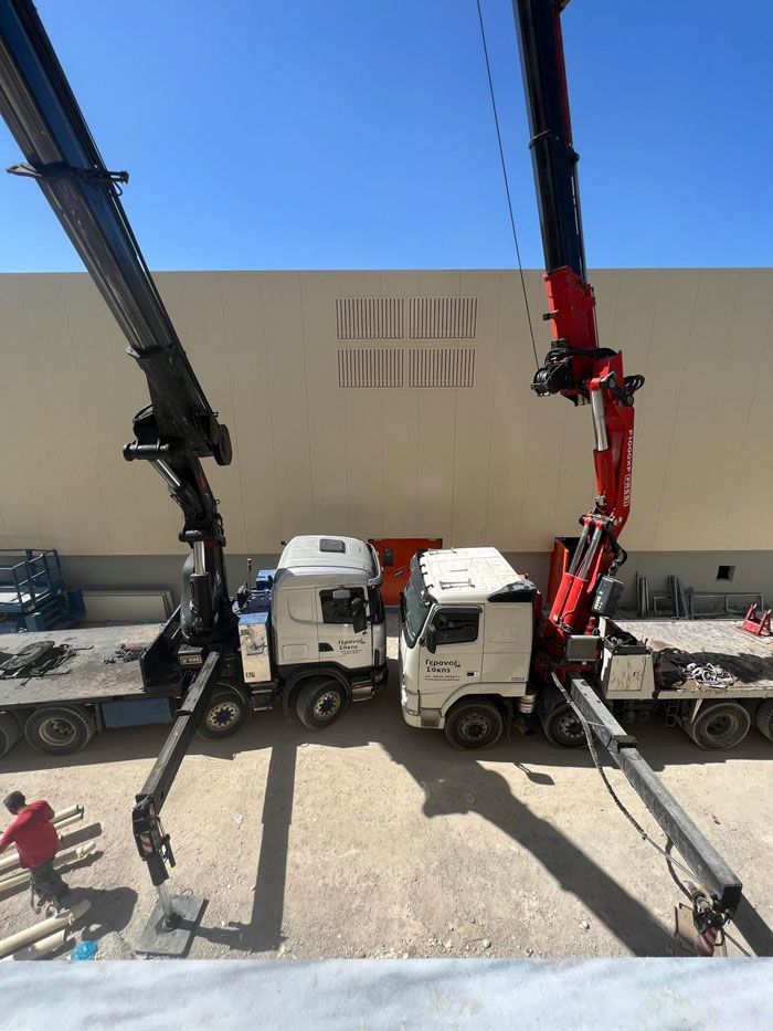 ΓΕΡΑΝΟΙ ΣΑΚΗΣ - Ανυψώσεις, Μεταφορές, Ενοικίαση γερανών – κλαρκ