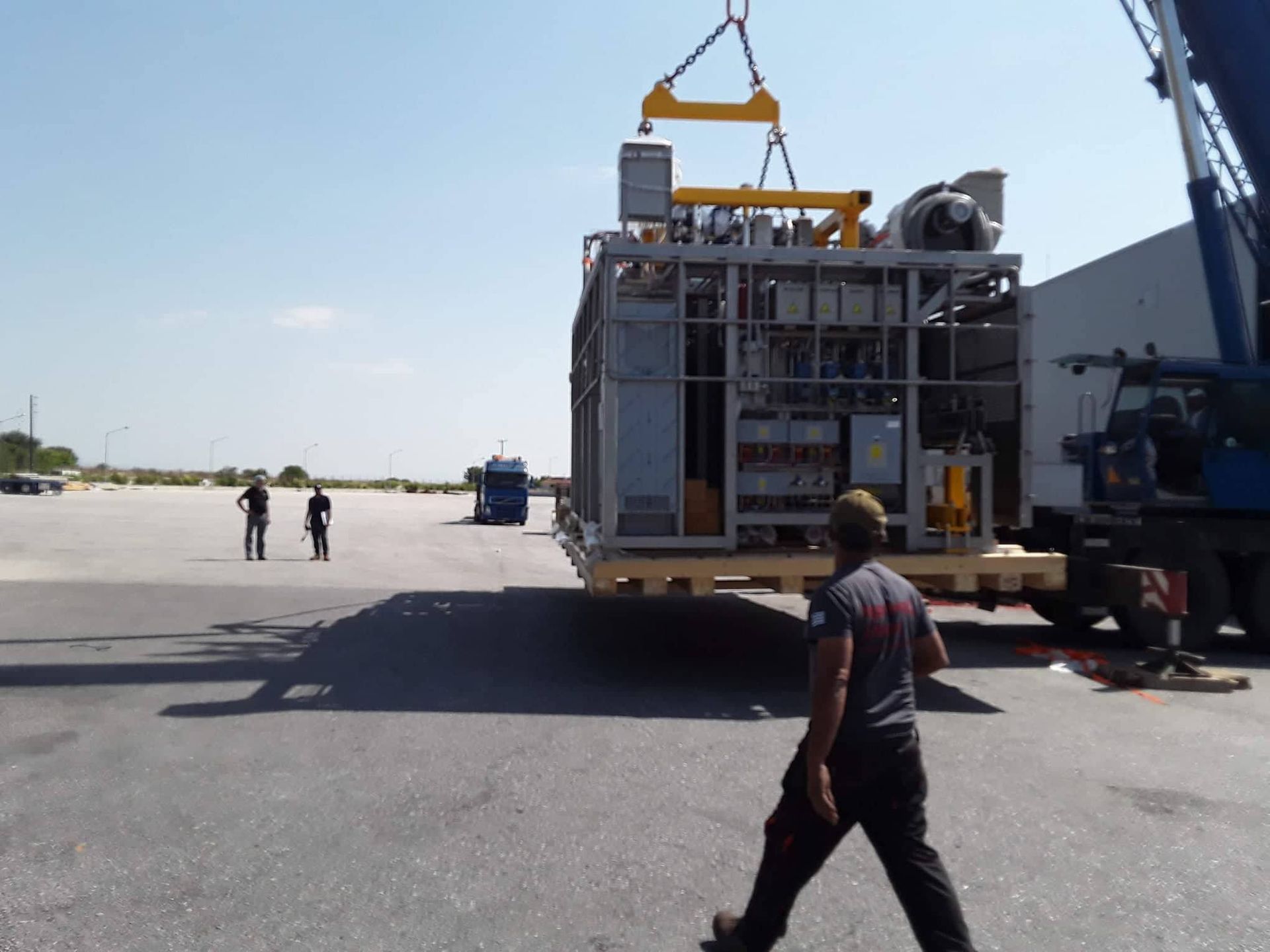 Μεταφορά, Τοποθετήσεις Μηχανημάτων