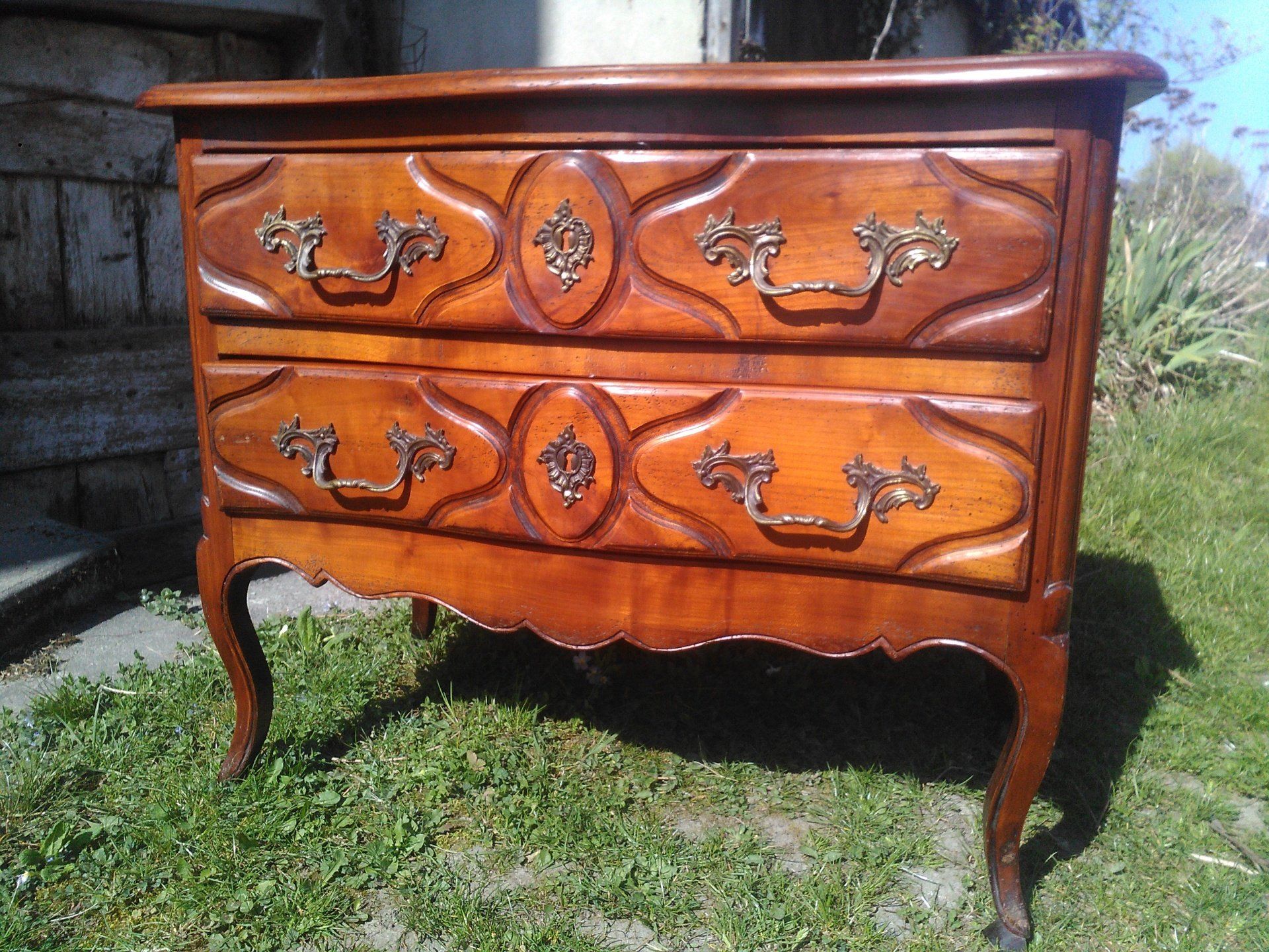 Commode avant gommage