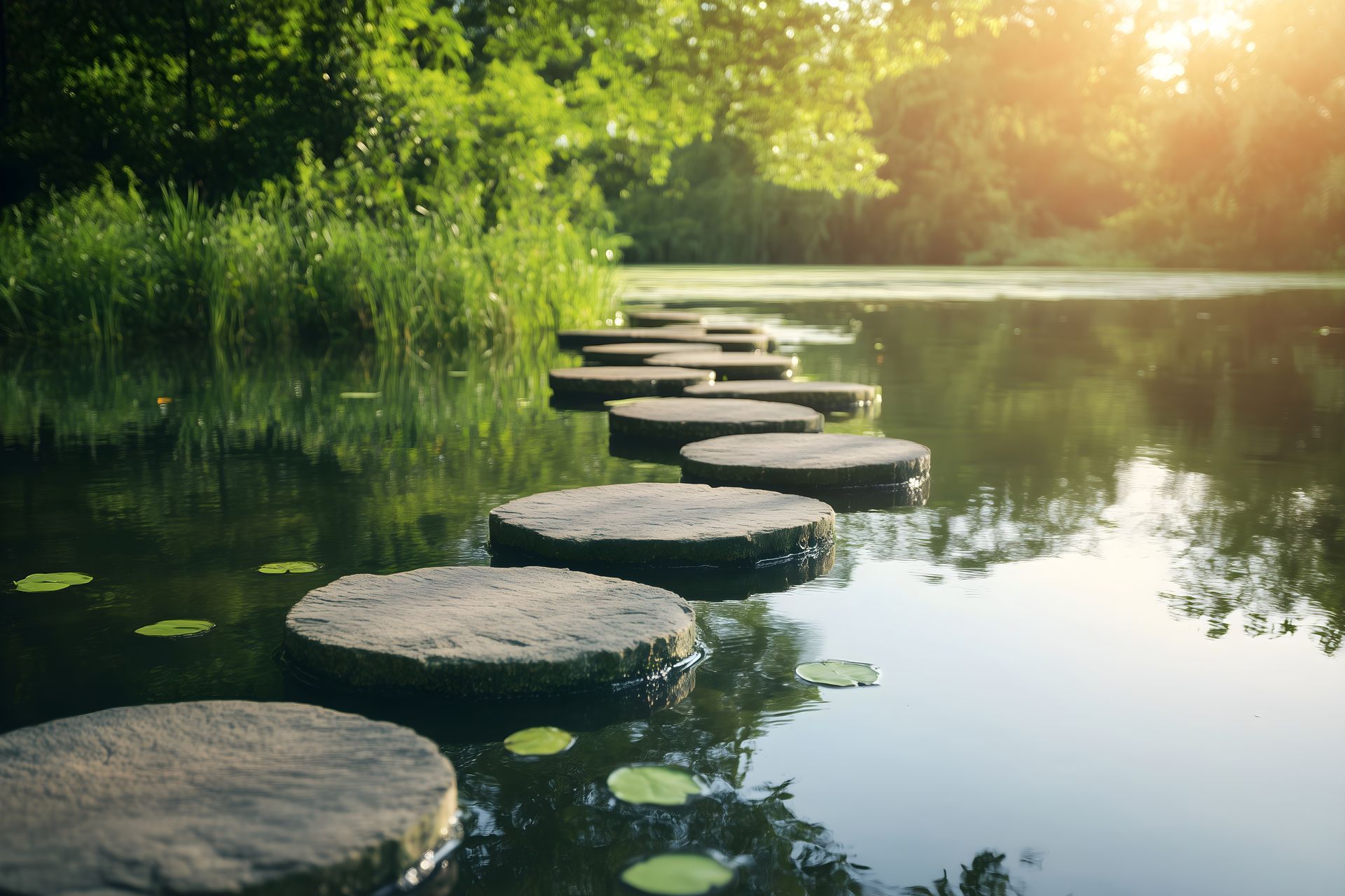 Ein Schritt nach dem anderen, Meilensteine, Hilfe um neue Wege zu gehen, Hindernisse überwinden, Strukturiertes Coaching, symbolisch für Meilensteine im Coaching in Oldenburg und Hatten mit Dr. Probandt.