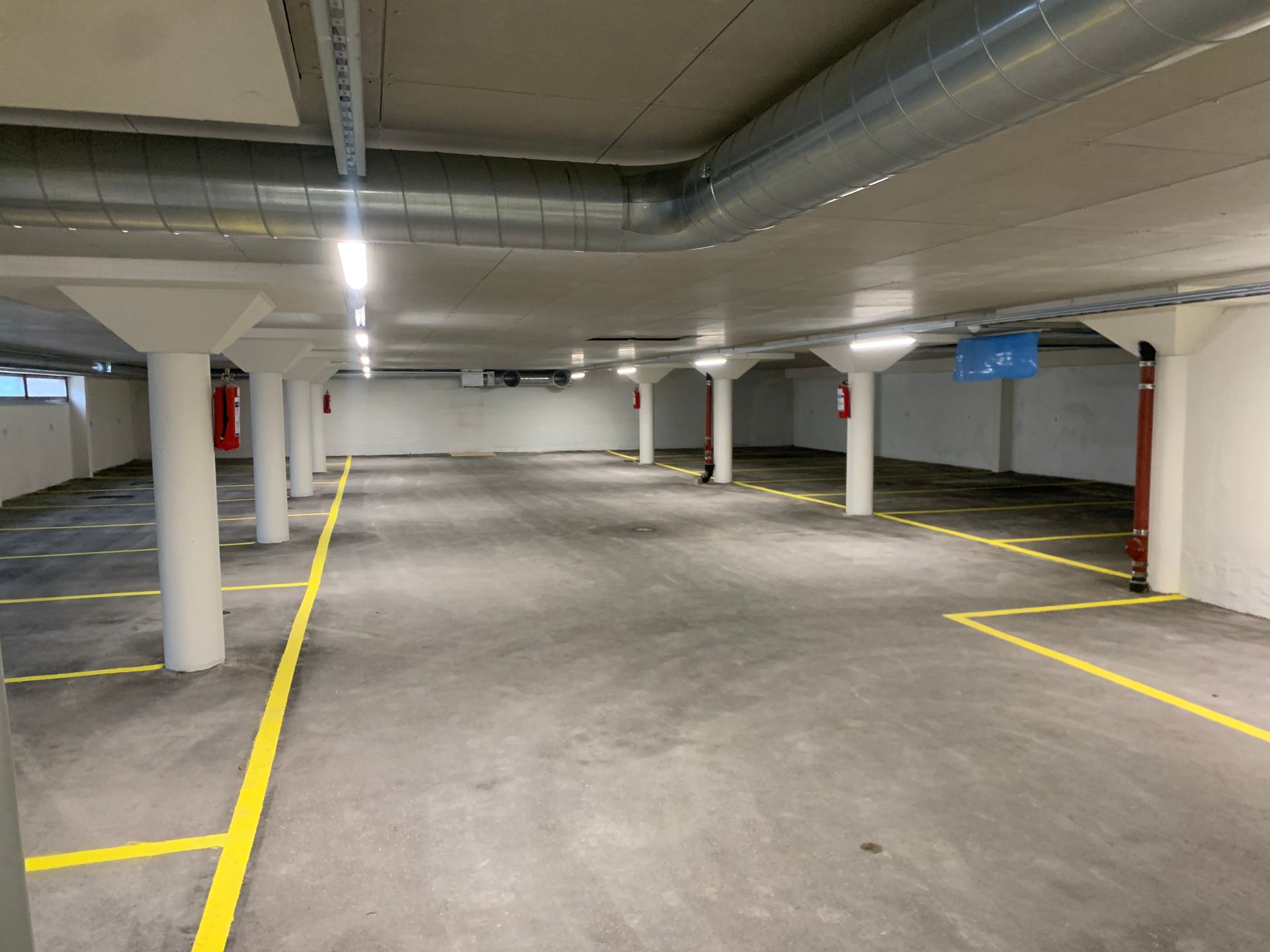 TurkuTiimi Oy ammattitaidolla toteuttama parkkihalli.