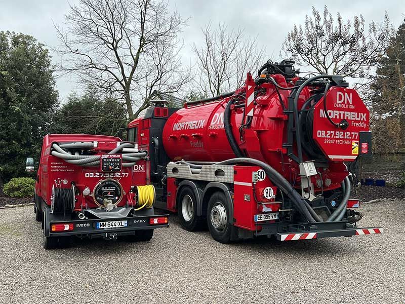 Camions de DN Démolition pour vidange et hydrocurage