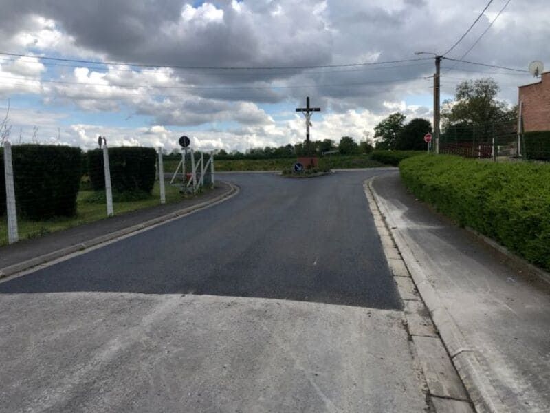 Travaux publics : reffection voirie en enrobe