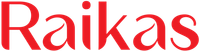 Punainen Raikas- logo valkoisella taustalla
