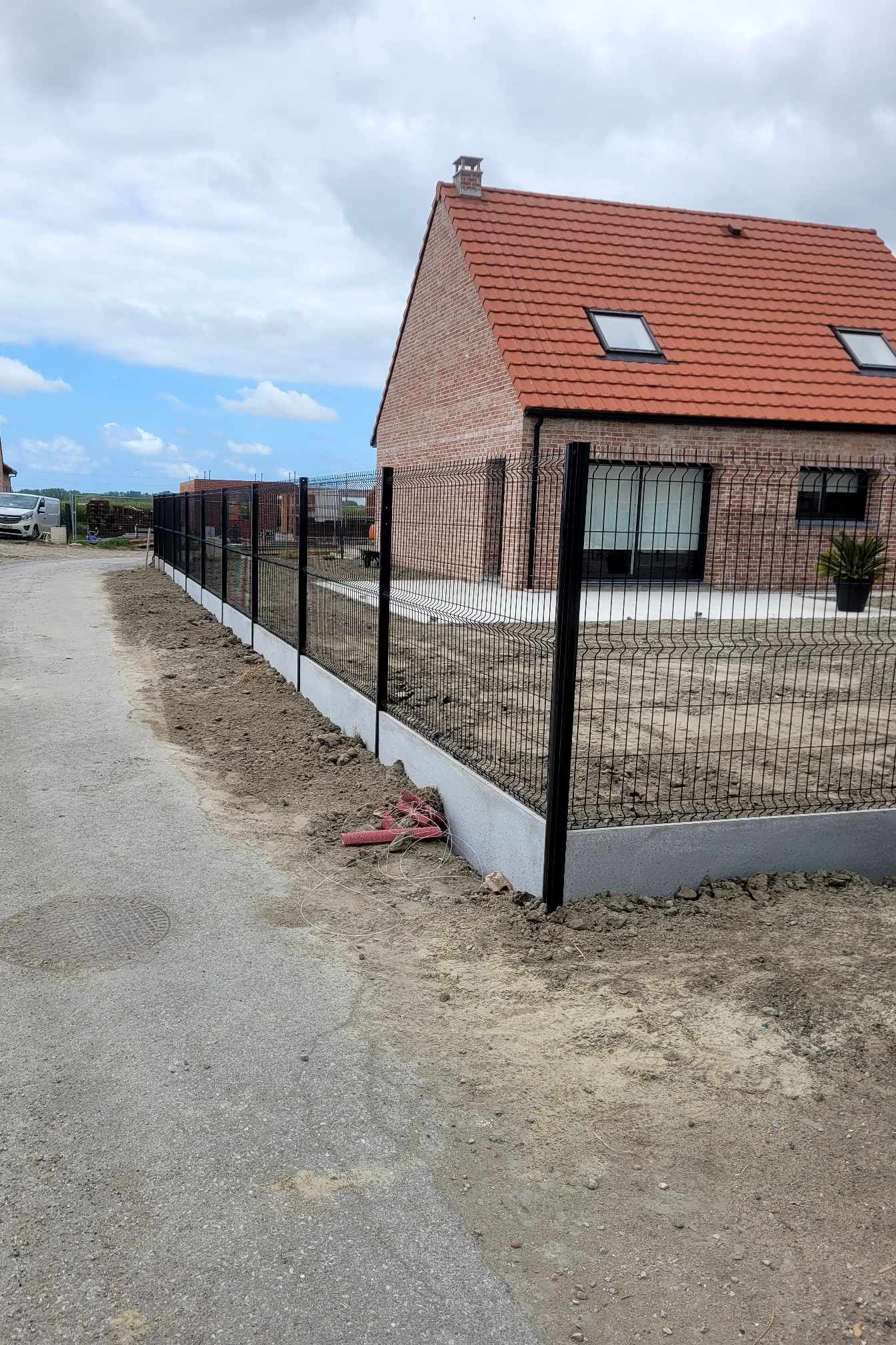 Clôture en acier rigide