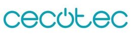 El logotipo de cecutec es azul y blanco sobre fondo blanco.