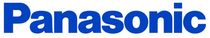 Un logotipo azul de Panasonic sobre un fondo blanco.