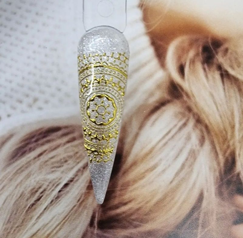 nail and beauty center daniela  Nageldesign Gelnägel Gold Mandala